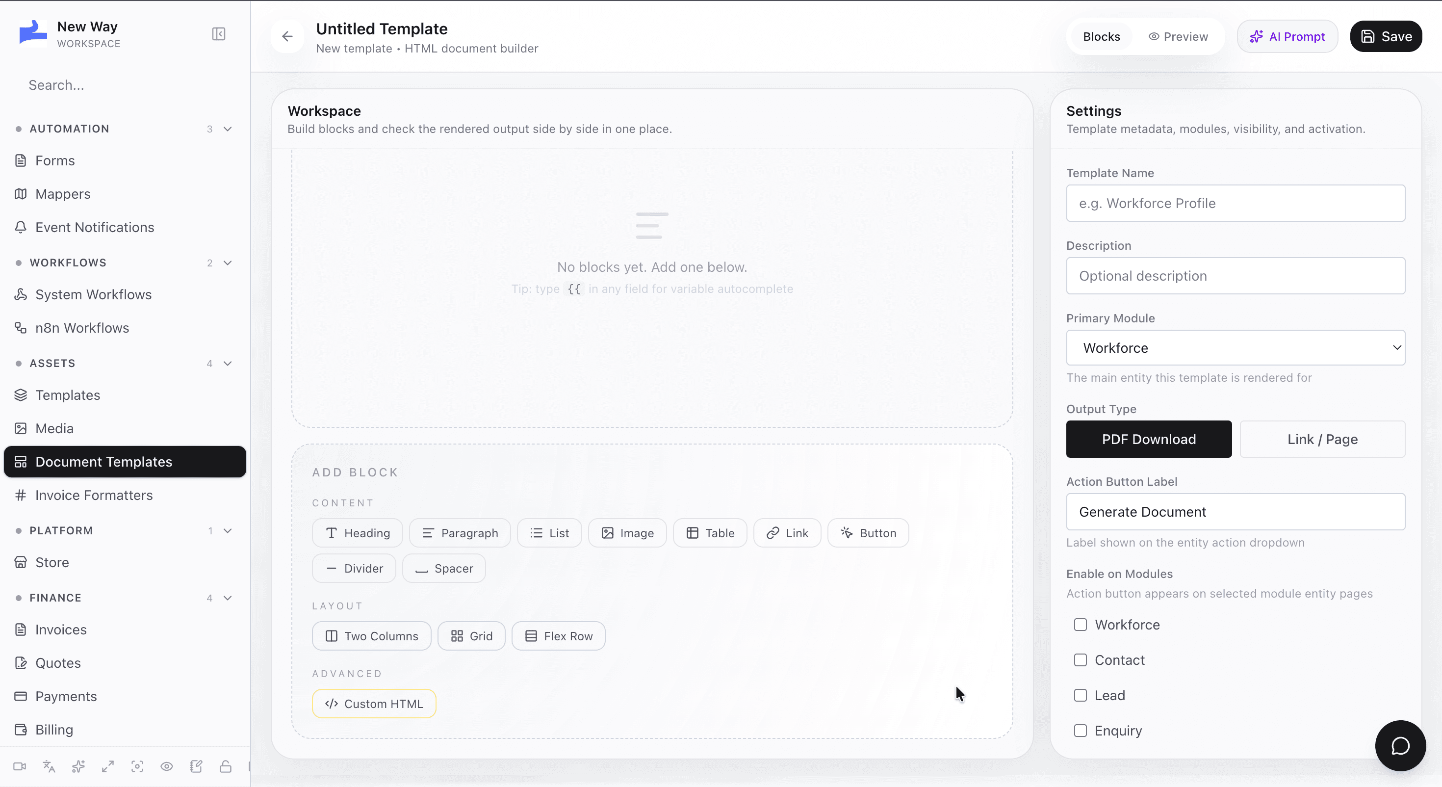 Invoice formatter